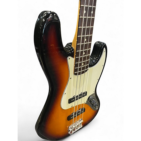 Used Fender Standard Jazz Bass 2 Color Sunburst Electric Bass Guitar