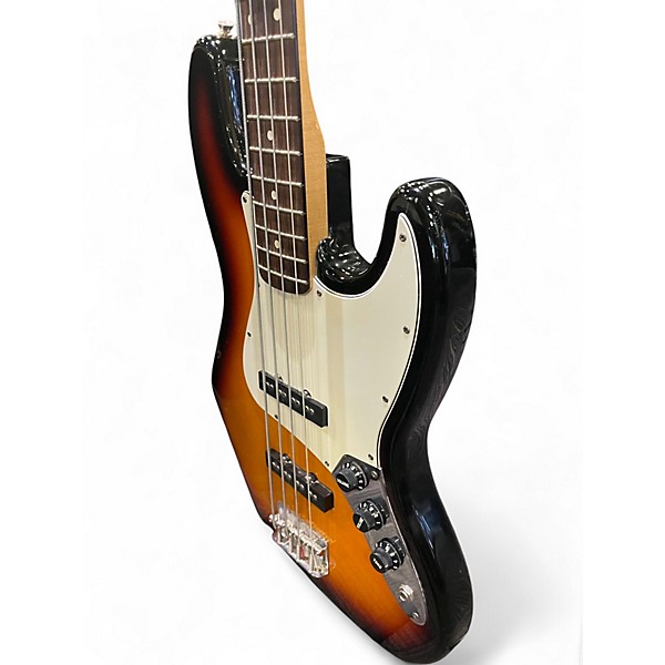 Used Fender Standard Jazz Bass 2 Color Sunburst Electric Bass Guitar