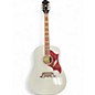 Used Epiphone Dove Pro Alpine White Acoustic Electric Guitar thumbnail