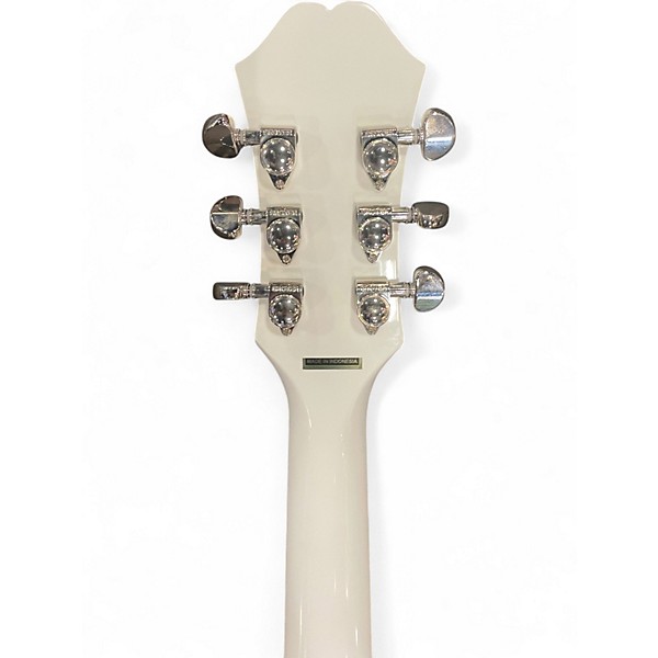 Used Epiphone Dove Pro Alpine White Acoustic Electric Guitar