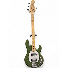 Used Sterling by Music Man Ray34 Green Electric Bass Guitar