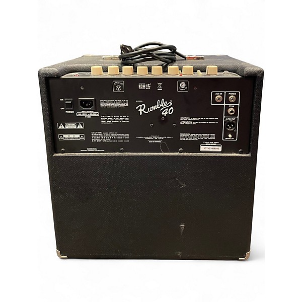 Used Fender Rumble V3 40W 1x10 Bass Combo Amp