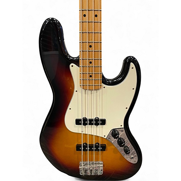Used Fender Player Jazz Bass Sunburst Electric Bass Guitar