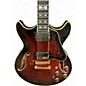 Used Ibanez AM153 Brown Sunburst Hollow Body Electric Guitar