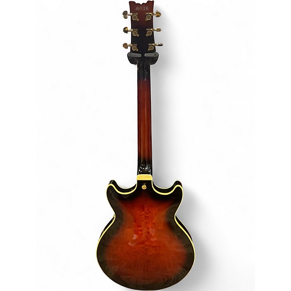 Used Ibanez AM153 Brown Sunburst Hollow Body Electric Guitar