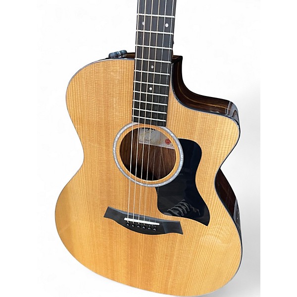 Used Taylor 214CE PLUS Natural Acoustic Electric Guitar