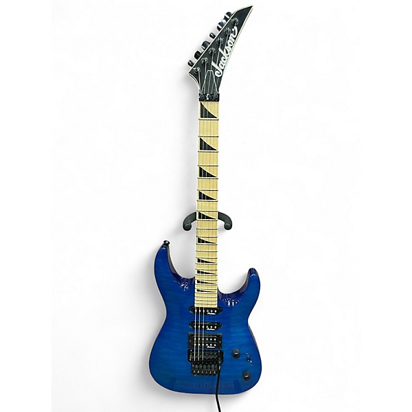 Used Jackson JS32 Dinky Trans Blue Solid Body Electric Guitar