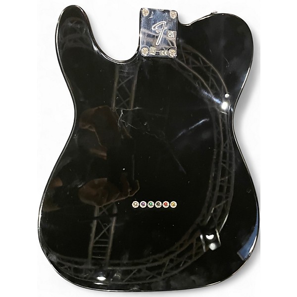 Used Fender Player Telecaster Black Solid Body Electric Guitar