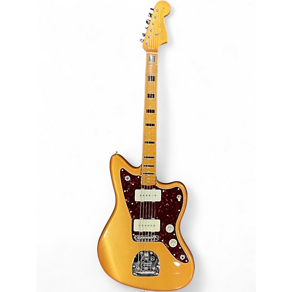 Used Fender Troy Van Leeuwen Jazzmaster Metallic Orange Solid Body Electric Guitar