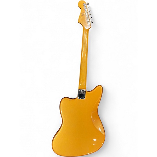 Used Fender Troy Van Leeuwen Jazzmaster Metallic Orange Solid Body Electric Guitar