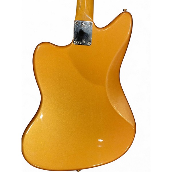 Used Fender Troy Van Leeuwen Jazzmaster Metallic Orange Solid Body Electric Guitar