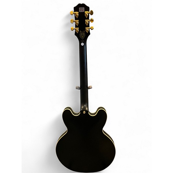 Used Epiphone Emily Wolfe Sheriton Satin Black Hollow Body Electric Guitar