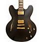 Used Epiphone Emily Wolfe Sheriton Satin Black Hollow Body Electric Guitar