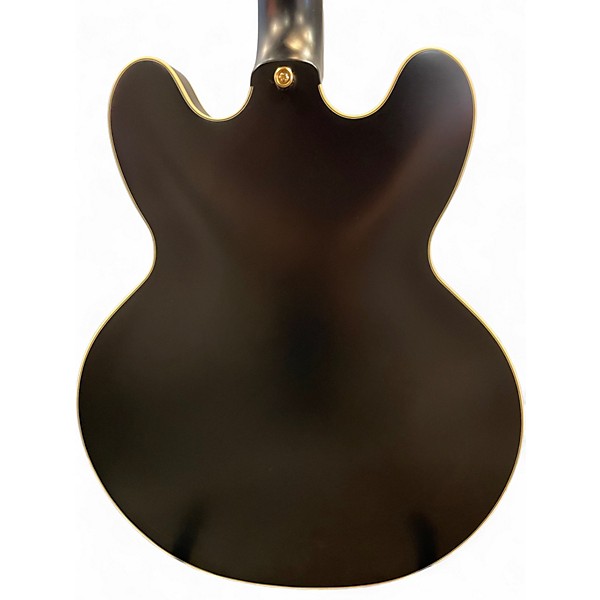 Used Epiphone Emily Wolfe Sheriton Satin Black Hollow Body Electric Guitar
