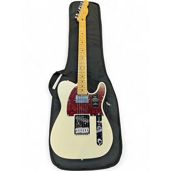 Used Fender Modern Player Telecaster Olympic Pearl Solid Body Electric Guitar