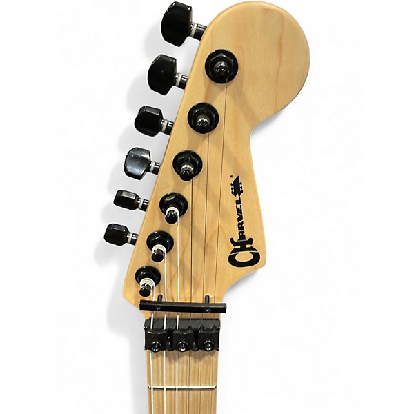 Used Charvel PRO MOD SAN DIMAS HHFR Black Solid Body Electric Guitar