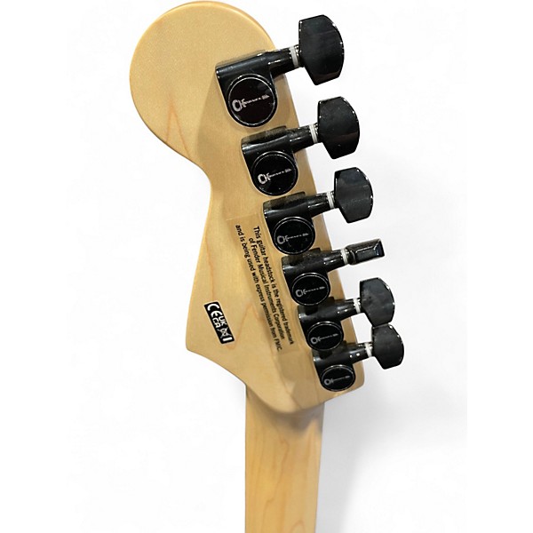 Used Charvel PRO MOD SAN DIMAS HHFR Black Solid Body Electric Guitar