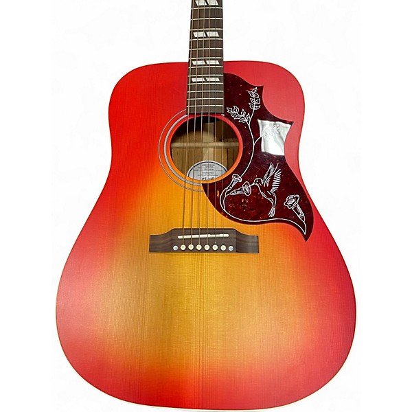 Used Gibson Hummingbird Special Cherry Sunburst Acoustic Electric Guitar