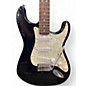 Used Squier Standard Stratocaster Black and White Solid Body Electric Guitar