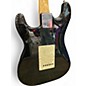 Used Squier Standard Stratocaster Black and White Solid Body Electric Guitar