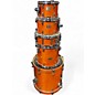 Used Yamaha 5 Piece Stage Custom Orange Drum Kit thumbnail