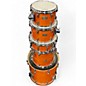 Used Yamaha 5 Piece Stage Custom Orange Drum Kit