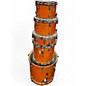 Used Yamaha 5 Piece Stage Custom Orange Drum Kit
