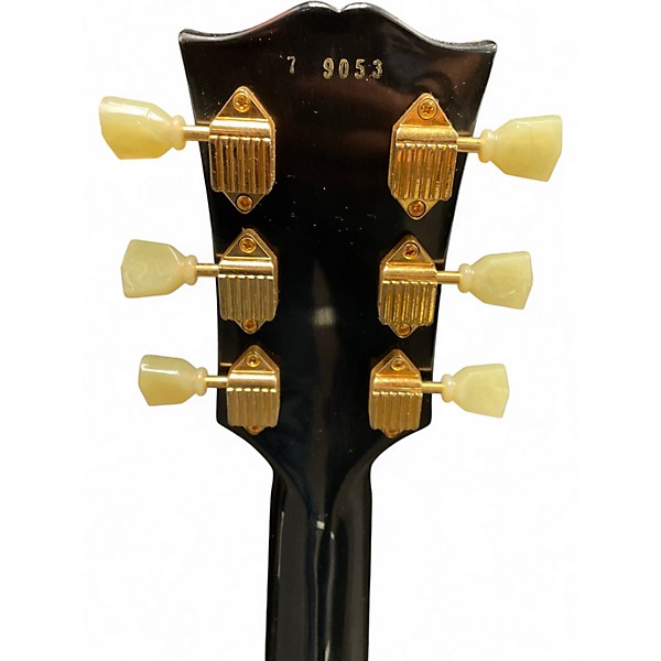 Used Gibson 1957 Les Paul Custom Black Beauty Reissue 3 Pickup Black Solid Body Electric Guitar