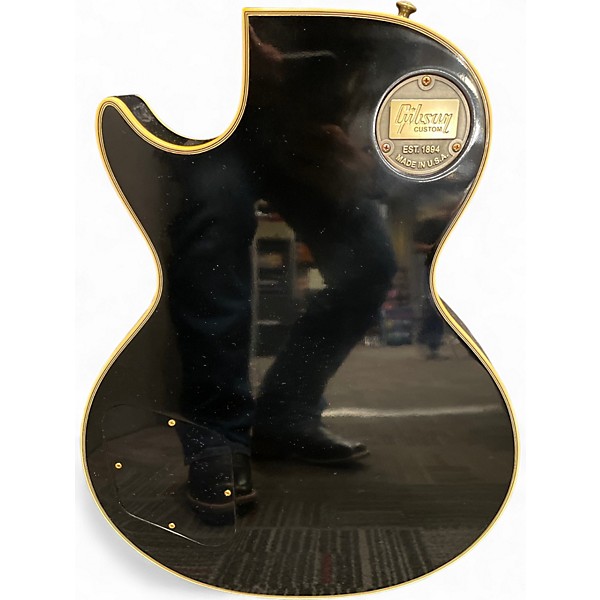 Used Gibson 1957 Les Paul Custom Black Beauty Reissue 3 Pickup Black Solid Body Electric Guitar