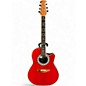 Used Ovation 1867 Legend Candy Apple Red Acoustic Electric Guitar thumbnail