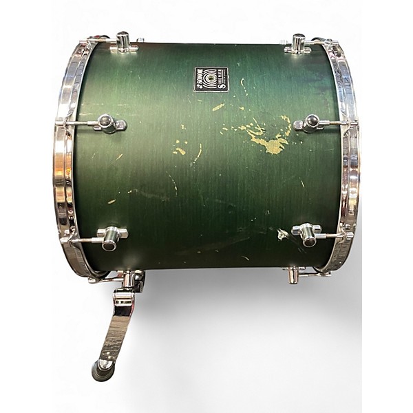 Used SONOR 3 Piece SONIC PLUS II Green Drum Kit