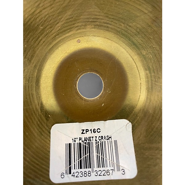Used Zildjian 16in Planet Z Crash Cymbal