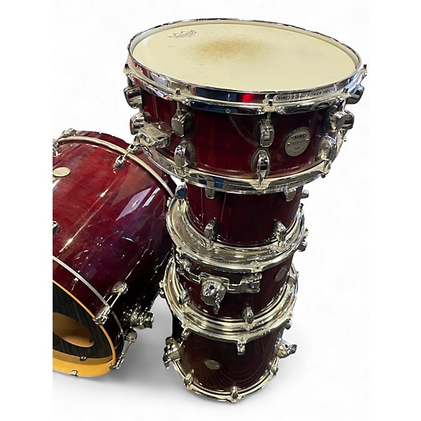 Used Mapex 5 Piece Meridian Red Drum Kit
