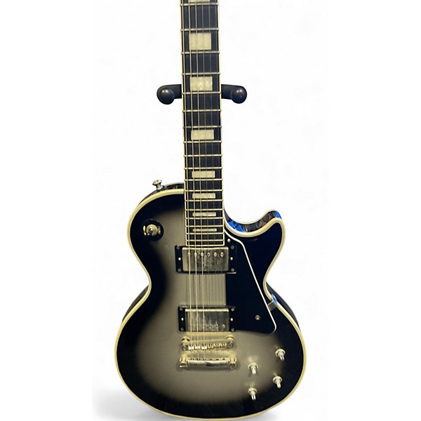 Used Epiphone Les Paul Custom Silverburst Solid Body Electric Guitar
