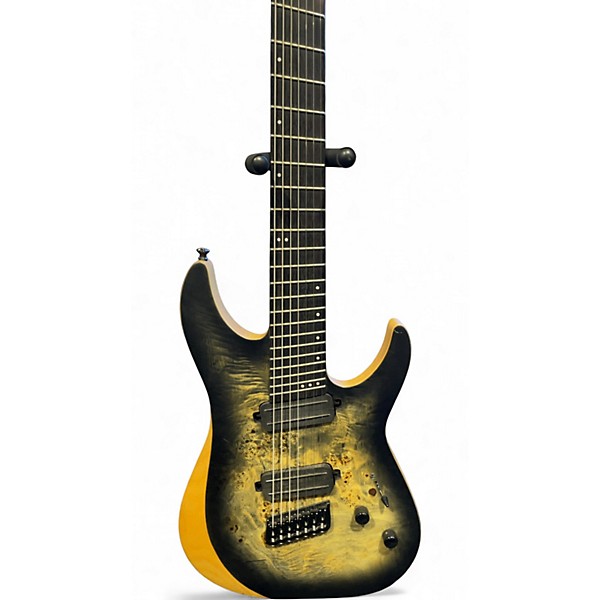 Used Schecter Reaper-7 Multiscale Charcoal Solid Body Electric Guitar