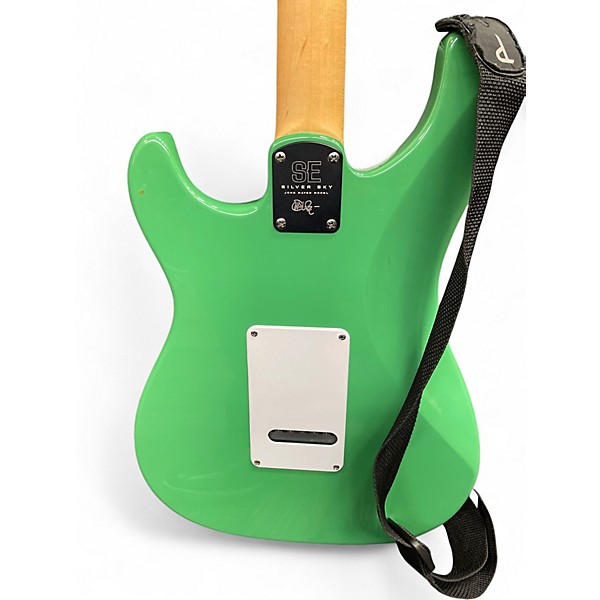 Used PRS se silver sky john mayer model Green Solid Body Electric Guitar