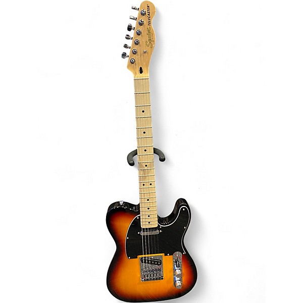 Used Squier Standard Telecaster 2 Tone Sunburst Solid Body Electric Guitar