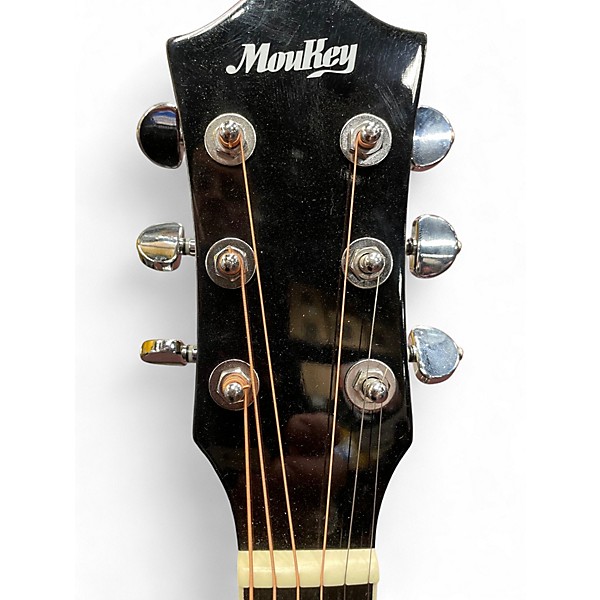 Used Moukey mgb 01 Black Acoustic Guitar