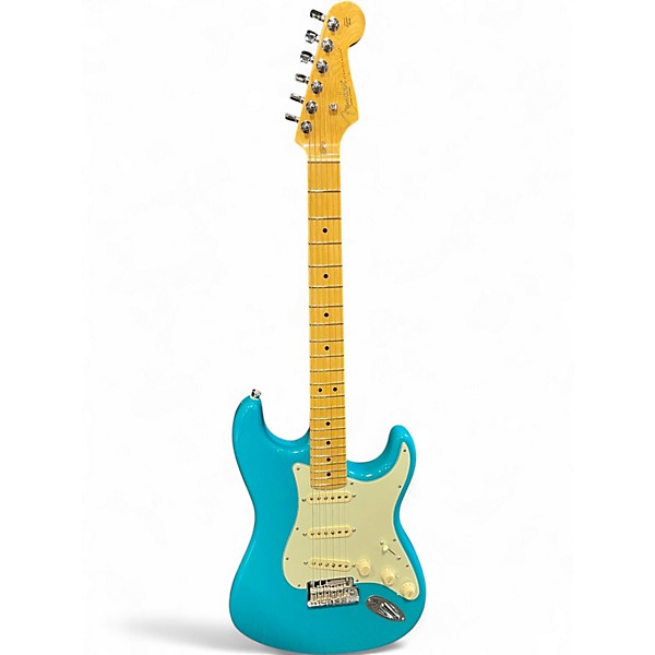 Used Fender American Professional II Stratocaster Blue Solid Body Electric Guitar