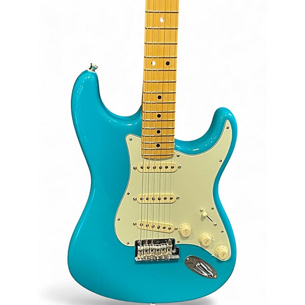 Used Fender American Professional II Stratocaster Blue Solid Body Electric Guitar