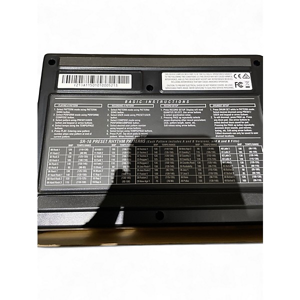 Used Alesis SR16 Drum Machine