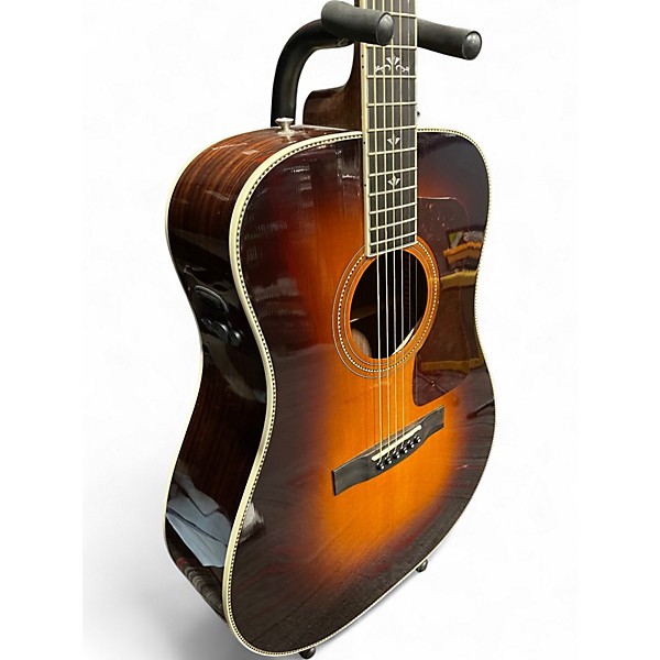 Used Fender PARAMOUNT PM1 DELUXE Tobacco Burst Acoustic Electric Guitar
