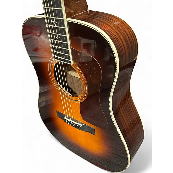 Used Fender PARAMOUNT PM1 DELUXE Tobacco Burst Acoustic Electric Guitar