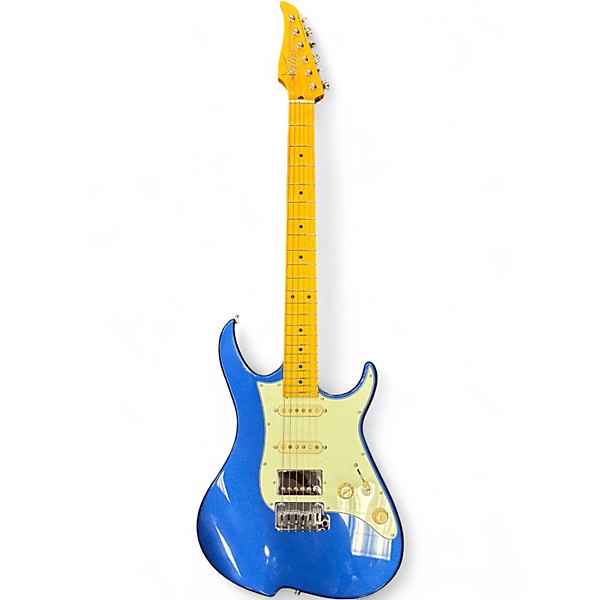 Used Vola OZ Blue Solid Body Electric Guitar