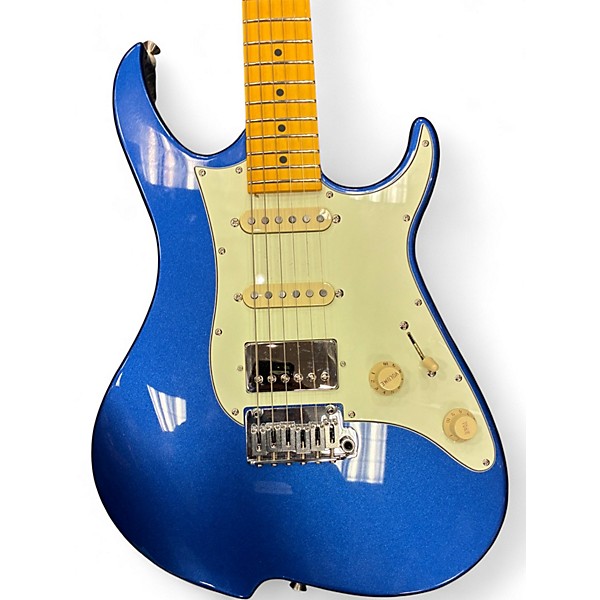 Used Vola OZ Blue Solid Body Electric Guitar
