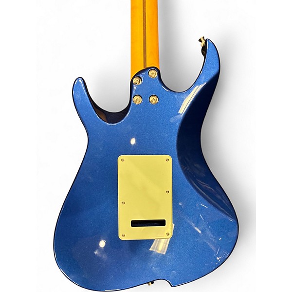 Used Vola OZ Blue Solid Body Electric Guitar