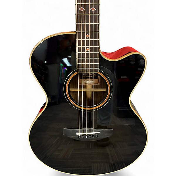 Used Yamaha CPX1200II Natural Acoustic Electric Guitar