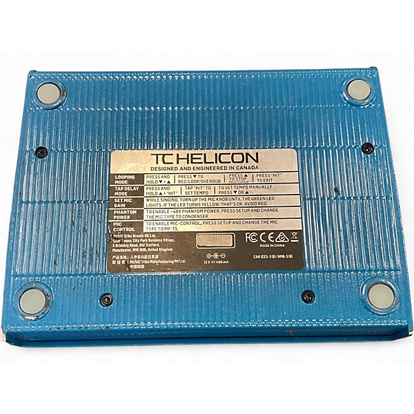 Used Tc Helicon VOICELIVE Pedal