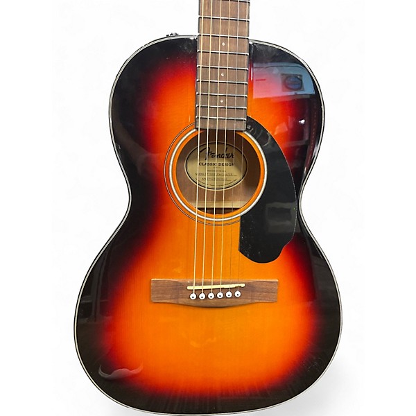 Used Fender CP-60S PARLOR 3 Color Sunburst Acoustic Guitar