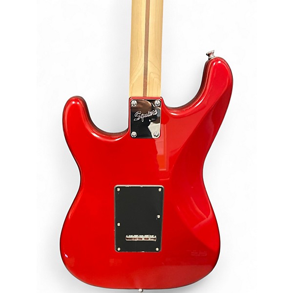 Used Squier Affinity Stratocaster Candy Apple Red Metallic Solid Body Electric Guitar